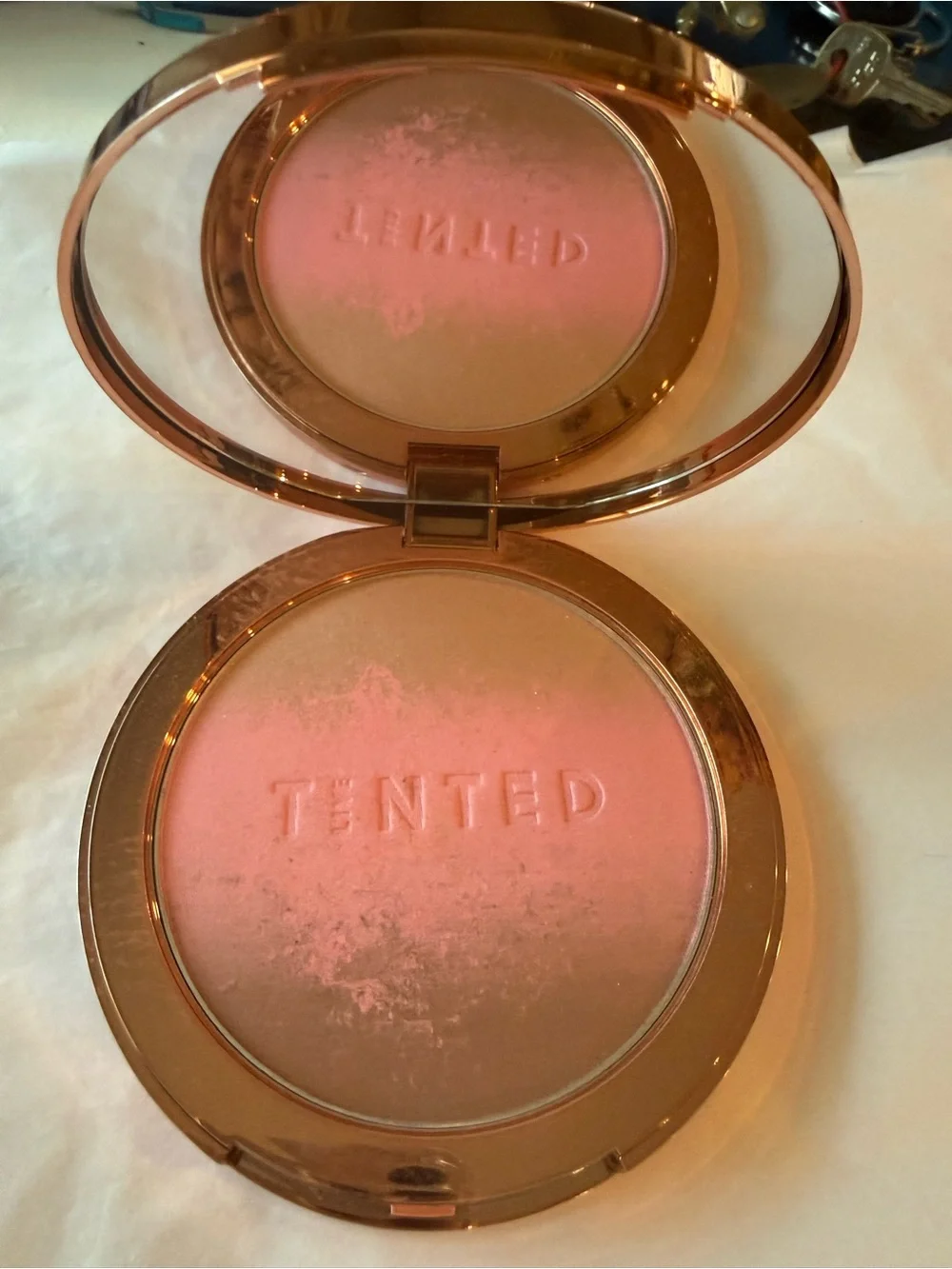 Radiant cool toned Pink Tinted Blush Duo